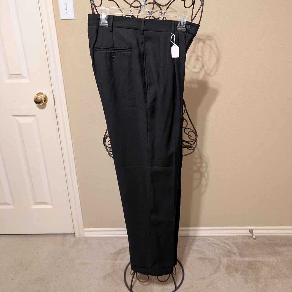 J.Ferrar Classic Black Dress Pants 30x32